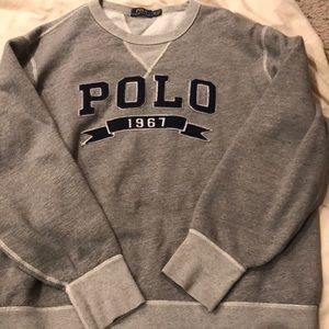 Polo Ralph Lauren Grey Spellout 1967 Sweatshirt